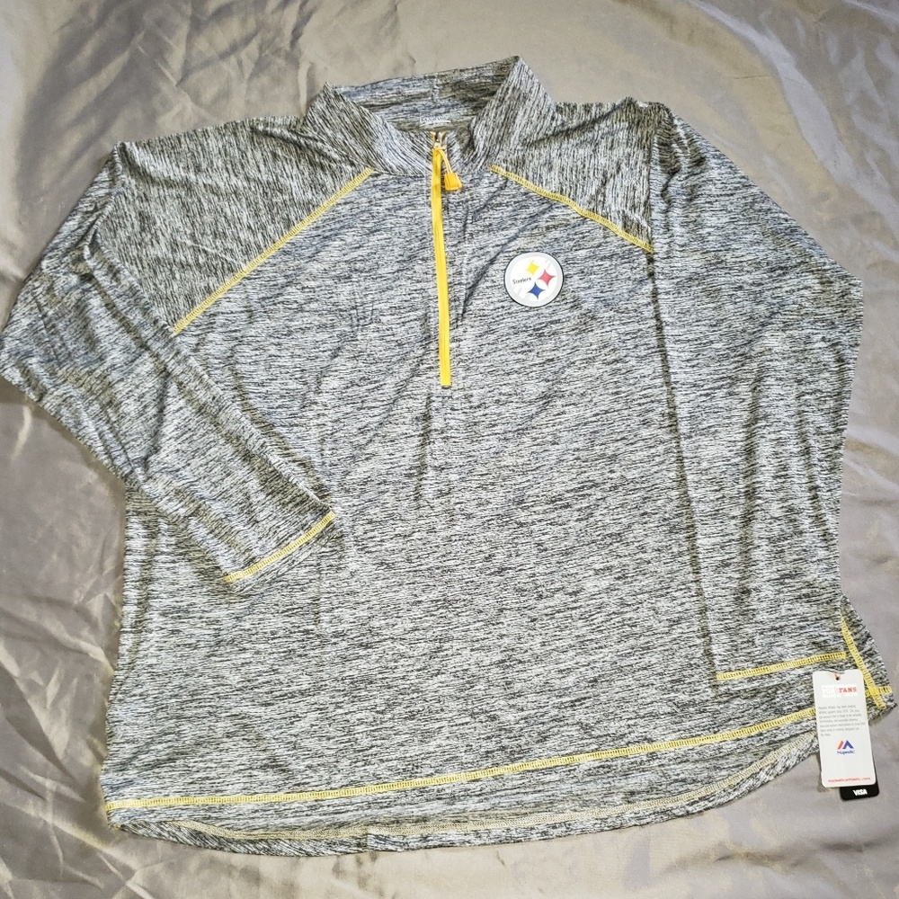 Plus size Steelers pullover